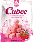 Cubee Strawberry Cream Cube Snack 1.83oz