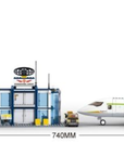 Aviation International Airport Building Brick Kit (678 Pcs)