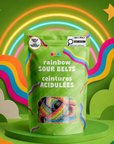 Sour Rainbow Belts | Tangy Fruity Chewy Sweets | 325g