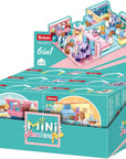 Mini-Handicraft Home Building Brick, 6-in-1 Display Box