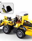 2-in-1 Forklift Truck Building Brick Kit (200 pcs)