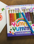 yummy yummy scented markers - set of 12