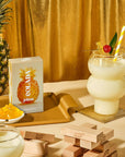 Pina Colada Gummies, Chewy Candies, Alcohol-Free
