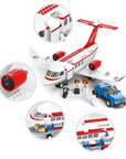 Aviation C-Concept Plane Building Brick Kit (275 Pcs)