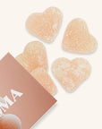 Paloma Heart Gummies, Chewy Candies, Alcohol-Free