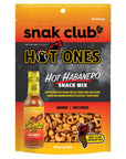 Snak Club Hot Ones Hot Habanero Snack Mix, 4.5oz Bag