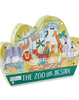 80 PIECE "LEAF" SHAPED JIGSAW WITH SHAPED BOX - JUNGLE