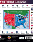 MLB - League Map 500 Piece Puzzle