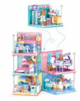 Mini-Handicraft Home Building Brick, 6-in-1 Display Box