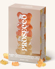 Prosecco Bear Gummies, Chewy Candies, Alcohol-Free