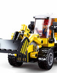 2-in-1 Forklift Truck Building Brick Kit (200 pcs)