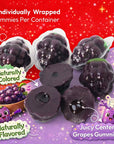 Liquid Filled Grape 4D Realistic Gummy Candy