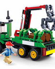 Farm Log Transporter Building Brick Kit (209 pcs)