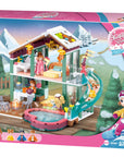 Winter Resort Cabin Building Brick Kit (439 pcs)