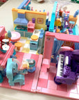 Mini-Handicraft Home Building Brick, 6-in-1 Display Box