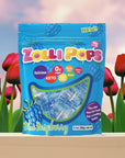 Zollipops Zero Sugar Blue Raspberry - 3.1oz Pouch
