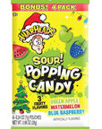 Warheads 4pk Sour Popping Candy Holiday Edition