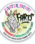 NEW EASTER BUNNY FARTS COTTON CANDY 70G 1L