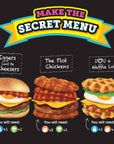 Orb™ Stretchee Foodz Secret Menu Burger, Breakfast & Waffle