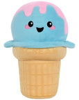 Ice Cream Cone Vanilla Scented Embossed Plush