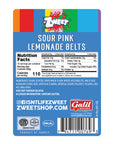 Sour Pink Lemonade Belts | Zweet | 10 oz