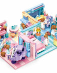 Mini-Handicraft Home Building Brick, 6-in-1 Display Box