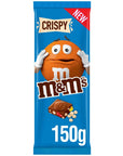 M&M's Crispy Chocolate Bar 150g (UK)
