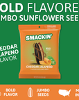 SMACKIN' Cheddar Jalapeño Sunflower Seeds (4 oz)