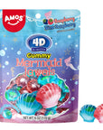 4D Gummy Mermaid Bag Jewels, Case 6oz