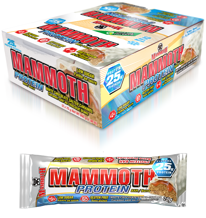 Mammoth Protein Bar - White Chocolate Salted Caramel 75g