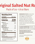 Pearson's Original Salted Nut Roll | Peanut, Caramel, Nougat Candy | 1.8 oz | 1 Roll