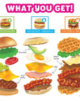 Orb™ Stretchee Foodz Secret Menu Burger, Breakfast & Waffle