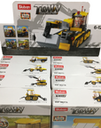4-in-1 Construction Display Set, Building Bricks