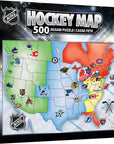 NHL - League Map 500 Piece Puzzle