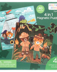 4 In 1 Magnetic Puzzle Book: Adventure