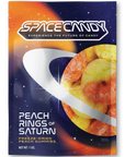 Peach Rings of Saturn: Freeze-Dried Peach Rings