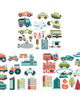 Magnetic Play Sets: Transportation