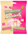 Swizzels Drumstick Squashies Rhubarb & Custard 120g (UK)