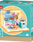 Mini-Handicraft Home Building Brick, 6-in-1 Display Box