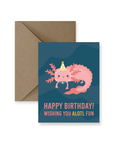 Alotl Fun Birthday Card