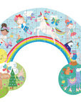 80 PIECE "RAINBOW" SHAPED JIGSAW WITH SHAPED BOX - RAINBOW FAIRY