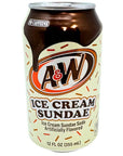 A&W Ice Cream Sundae Soda - 12 floz/355mL