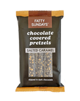 Salted Caramel Chocolate Covered Pretzels