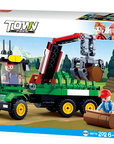 Farm Log Transporter Building Brick Kit (209 pcs)