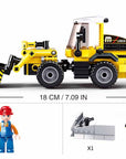 2-in-1 Forklift Truck Building Brick Kit (200 pcs)