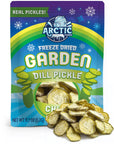 Freeze Dried Dill Pickle Chips (Less Salty): Small