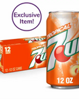 7UP Tropical Caffeine Free Soda Cans, 12 fl oz