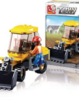 4-in-1 Construction Display Set, Building Bricks