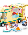 Winter Camping Trailer Building Brick Kit (314 pcs)