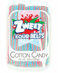 Sour Cotton Candy Belts | Zweet | 10 oz